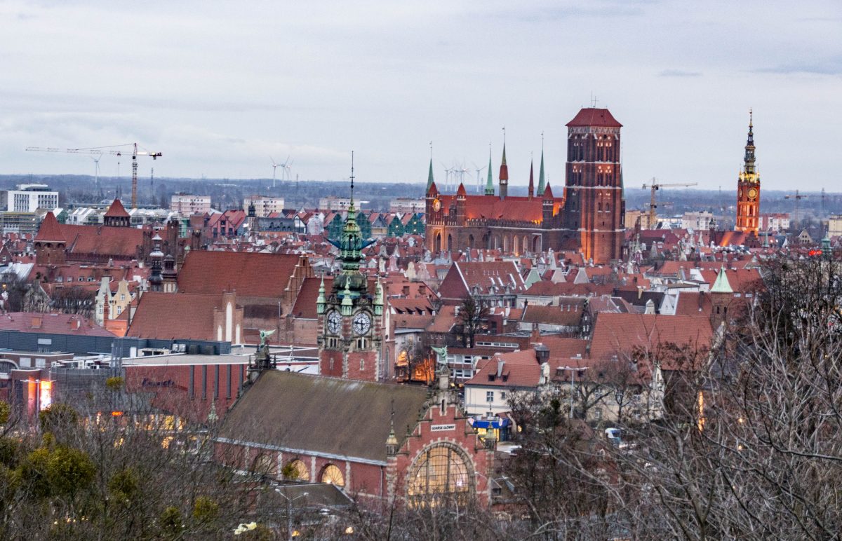 Gdańsk atrakcje: widok z góry Gradowej