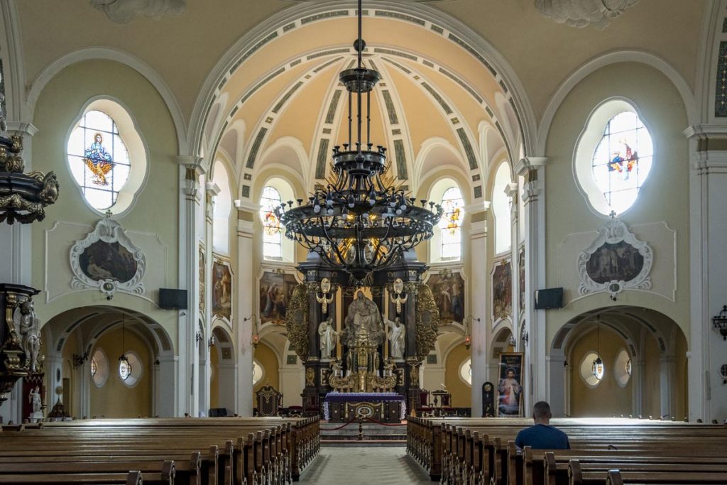 wnętrze kościoła św. Anny